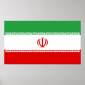 Iran vlag poster (Voorkant)