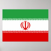 Iran vlag poster (Voorkant)