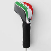 Iran vlag - Prachtige patriotticus Golfheadcover (Schuin)