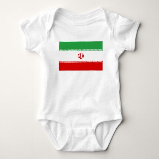 Iran vlag romper (Voorkant)