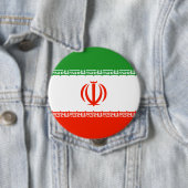 Iran vlag ronde button 4,0 cm (In situ)