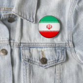 Iran vlag ronde button 5,7 cm (In situ)
