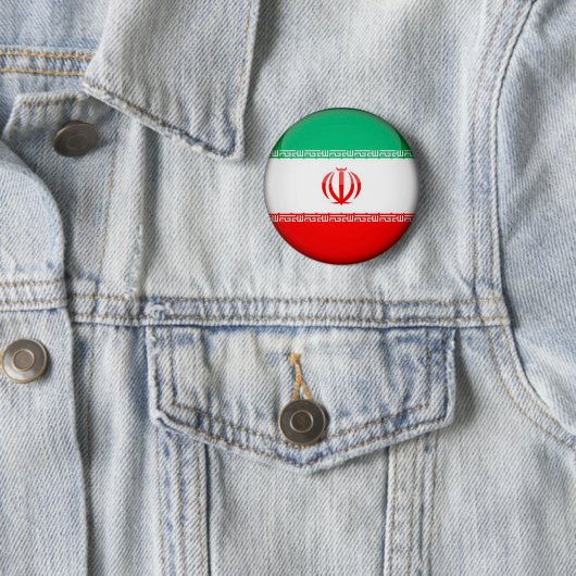 Iran vlag ronde button 5,7 cm (In situ)