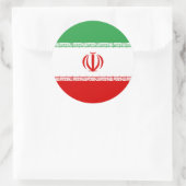 Iran vlag ronde sticker (Tas)