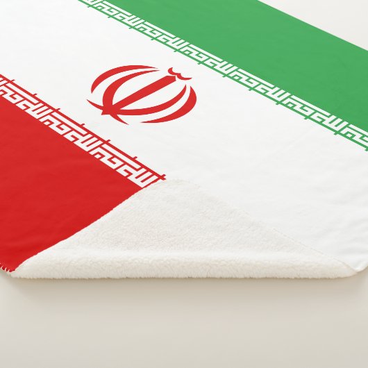 Iran vlag sherpa deken (3/4)