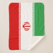 Iran vlag sherpa deken (Voorkant)