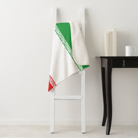 Iran vlag sherpa deken (In situ)