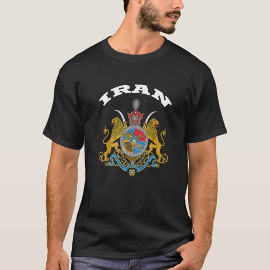 Iran vlag souvenir Iraans Perzisch T-shirt (Voorkant)