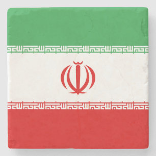 Iran vlag stenen onderzetter