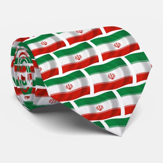 Iran Vlag Stropdas (Opgerold)