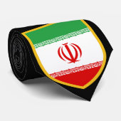 Iran vlag Stropdas gepersonaliseerd (Opgerold)