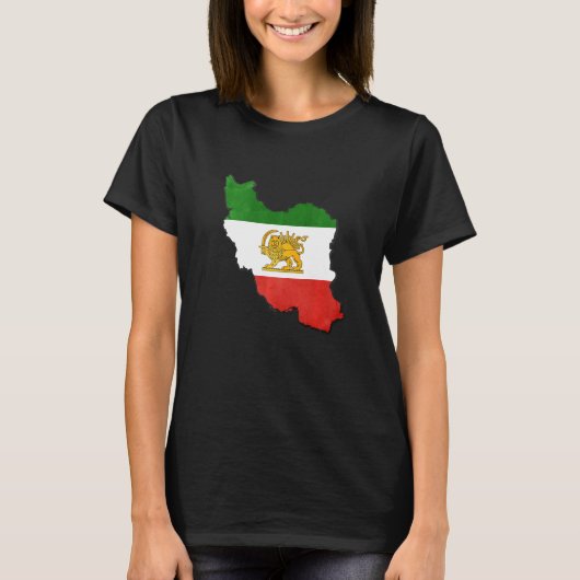 Iran vlag t-shirt (Voorkant)