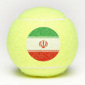 Iran vlag tennisballen (Voorkant)