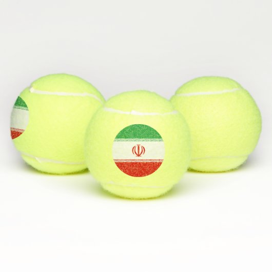 Iran vlag tennisballen (Multi)