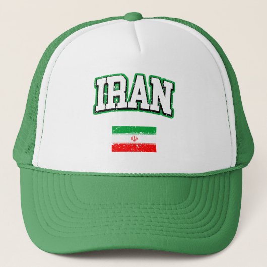 Iran vlag trucker pet (Voorkant)