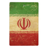 Iran Vlag Vintage Ontwerp Mini Klembord (Achterkant)