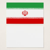 Iran vlag visitekaartje (Voorkant /achterkant)