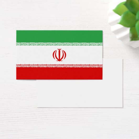 Iran vlag visitekaartje (Bureau)