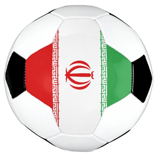 Iran vlag voetbal (Gedraaid)