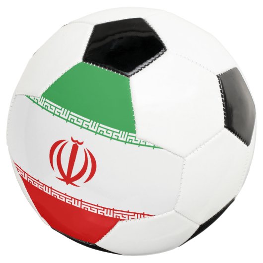 Iran vlag voetbal (Drie kwart)