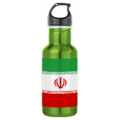 Iran vlag waterfles  (Voorkant)