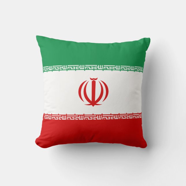 Iran vlag x vlag Pillow Kussen (Voorkant)