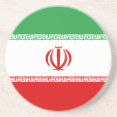 Iran vlag zandsteen onderzetter (Voorkant)