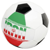 Iran vlagpatriottisch Voetbal (Drie kwart)