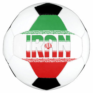Iran vlagpatriottisch Voetbal
