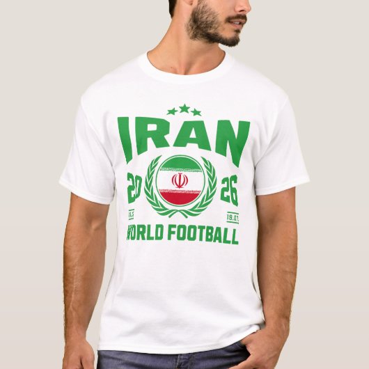 Iran Voetbal 2026 T-shirt (Voorkant)