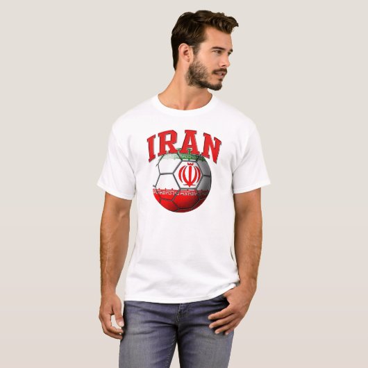 Iran Voetbal T-Shirt (Voorkant volledig)