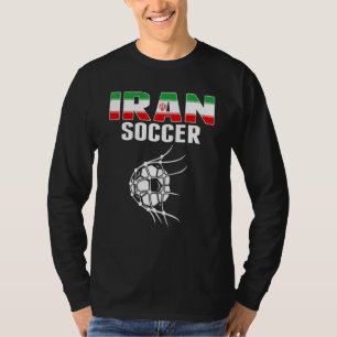 Iran Voetbalbal In Net Doelpunt Iraanse Voetbal O T-shirt