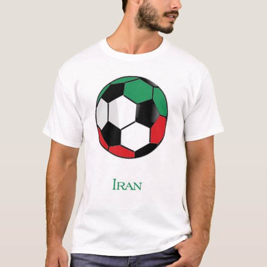 Iran Wereldbeker Voetbal T-Shirt (Voorkant)