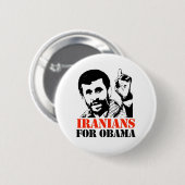 IRANIANS VOOR OBAMA RONDE BUTTON 5,7 CM (Voorkant /achterkant)