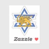 Iraniër staat tegenover Israël Sticker (Vel)