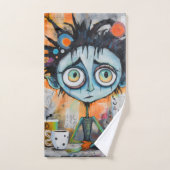 Iranovaanse inktpot bad handdoek (Handdoek)