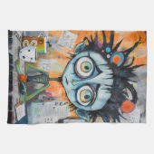 Iranovaanse inktpot theedoek (Horizontaal)