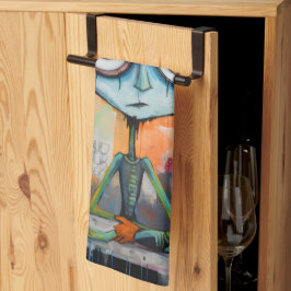 Iranovaanse inktpot theedoek