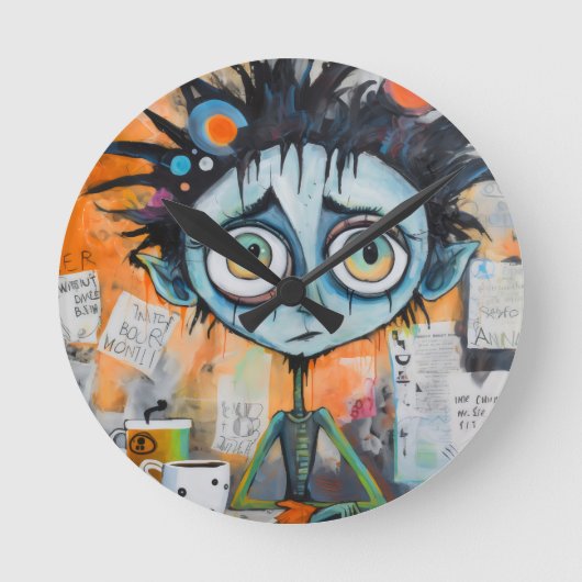 Iranovan Inkwell maandagochtend grillen Ronde Klok (Voorkant)