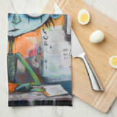 Iranovan Inkwell Theedoek (Quarter Fold)