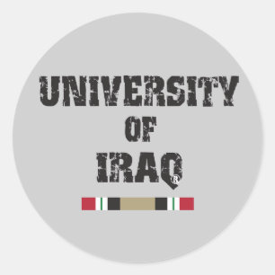 Iraq D 2-sticker Ronde Sticker