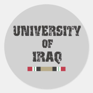 Iraq D 2-sticker Ronde Sticker