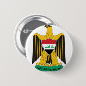 iraq embleem ronde button 5,7 cm (Voorkant /achterkant)