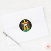 iraq embleem ronde sticker (Envelop)