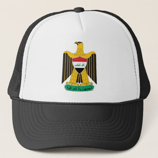 iraq embleem trucker pet (Voorkant)