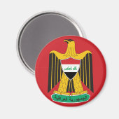 iraq emblem magnet (Voorkant / Achterkant)