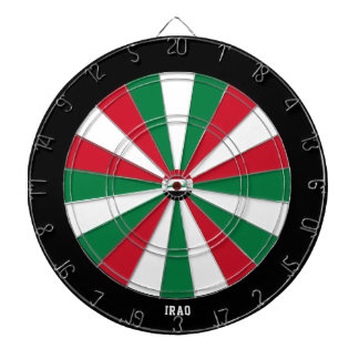 Iraq Flag Patriot's Bullseye Dartbord