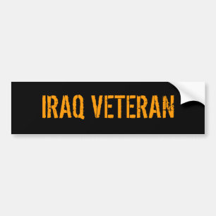 IRAQ VETERAN BUMPERSTICKER
