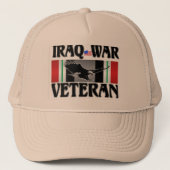 IRAQ WAR VETERAN TRUCKER PET (Voorkant)