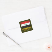 "Iraqi Pride" Vierkante Sticker (Envelop)